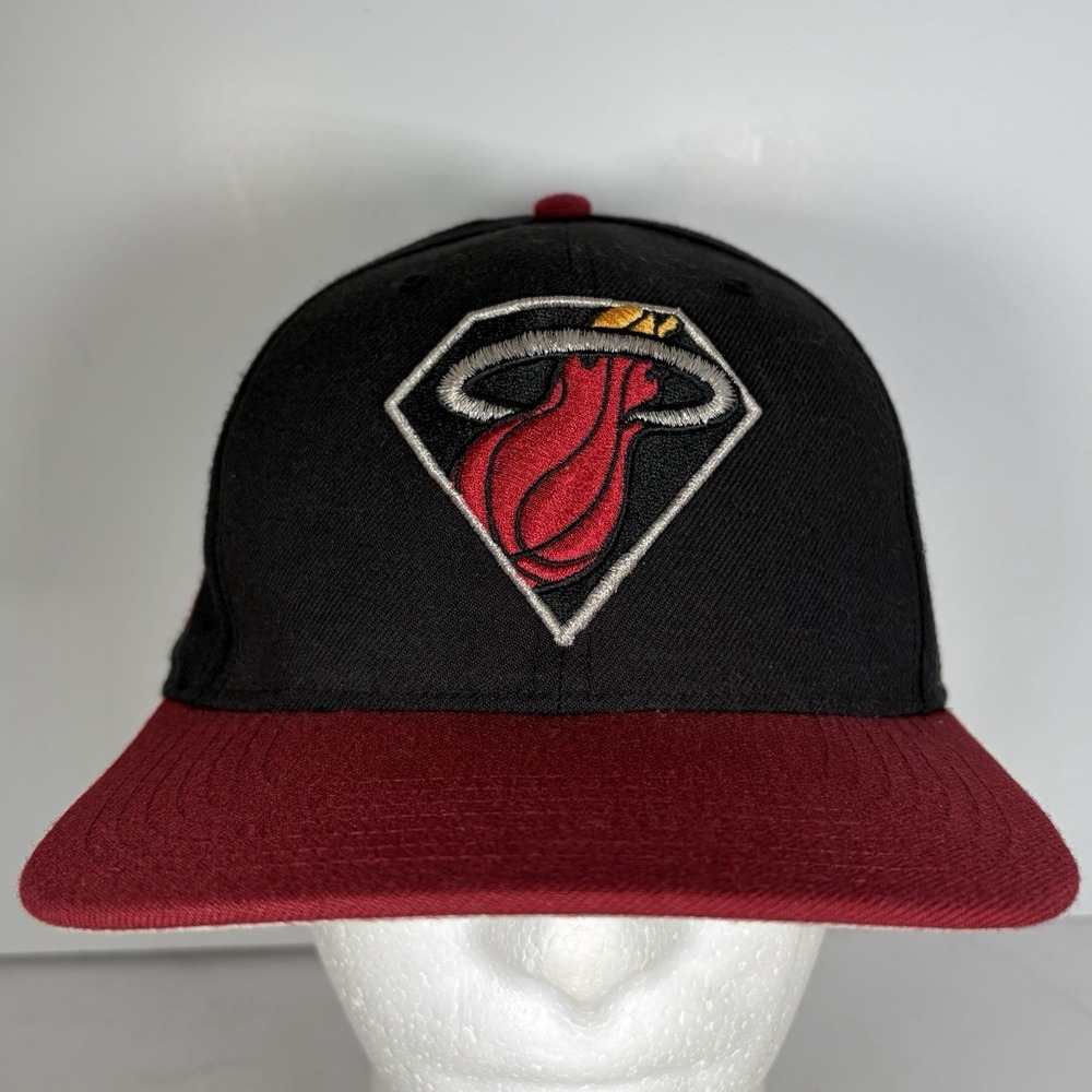 '47 Miami Heat NBA 75th Anniversary Black‎ & Red Snapback Hat